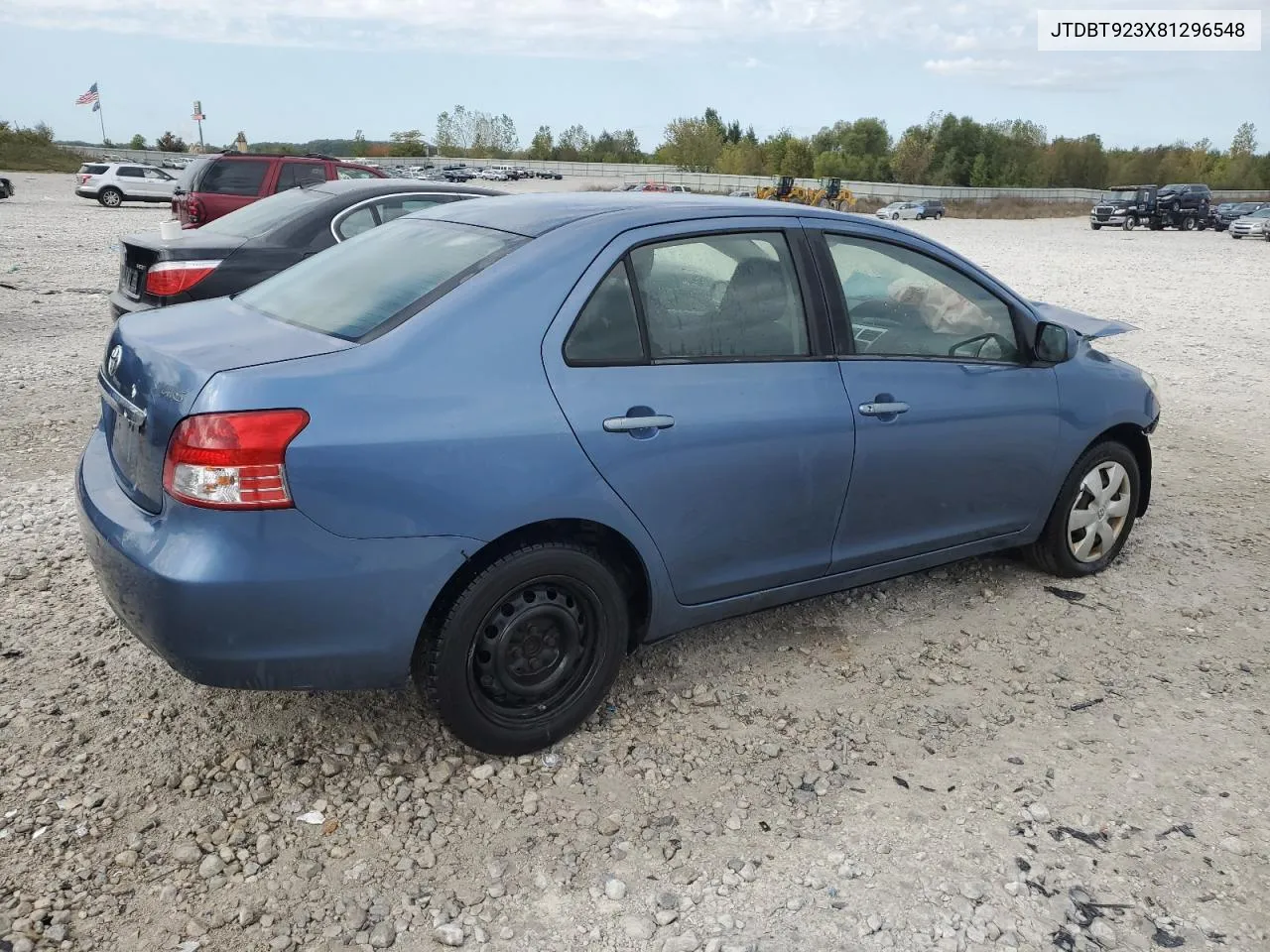 2008 Toyota Yaris VIN: JTDBT923X81296548 Lot: 73547074