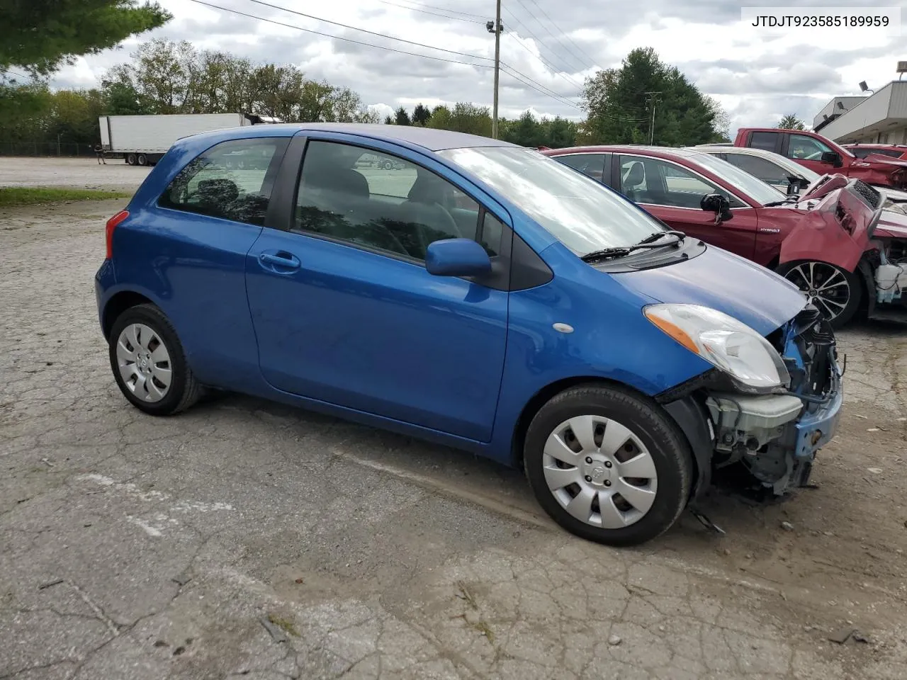 2008 Toyota Yaris VIN: JTDJT923585189959 Lot: 73572354