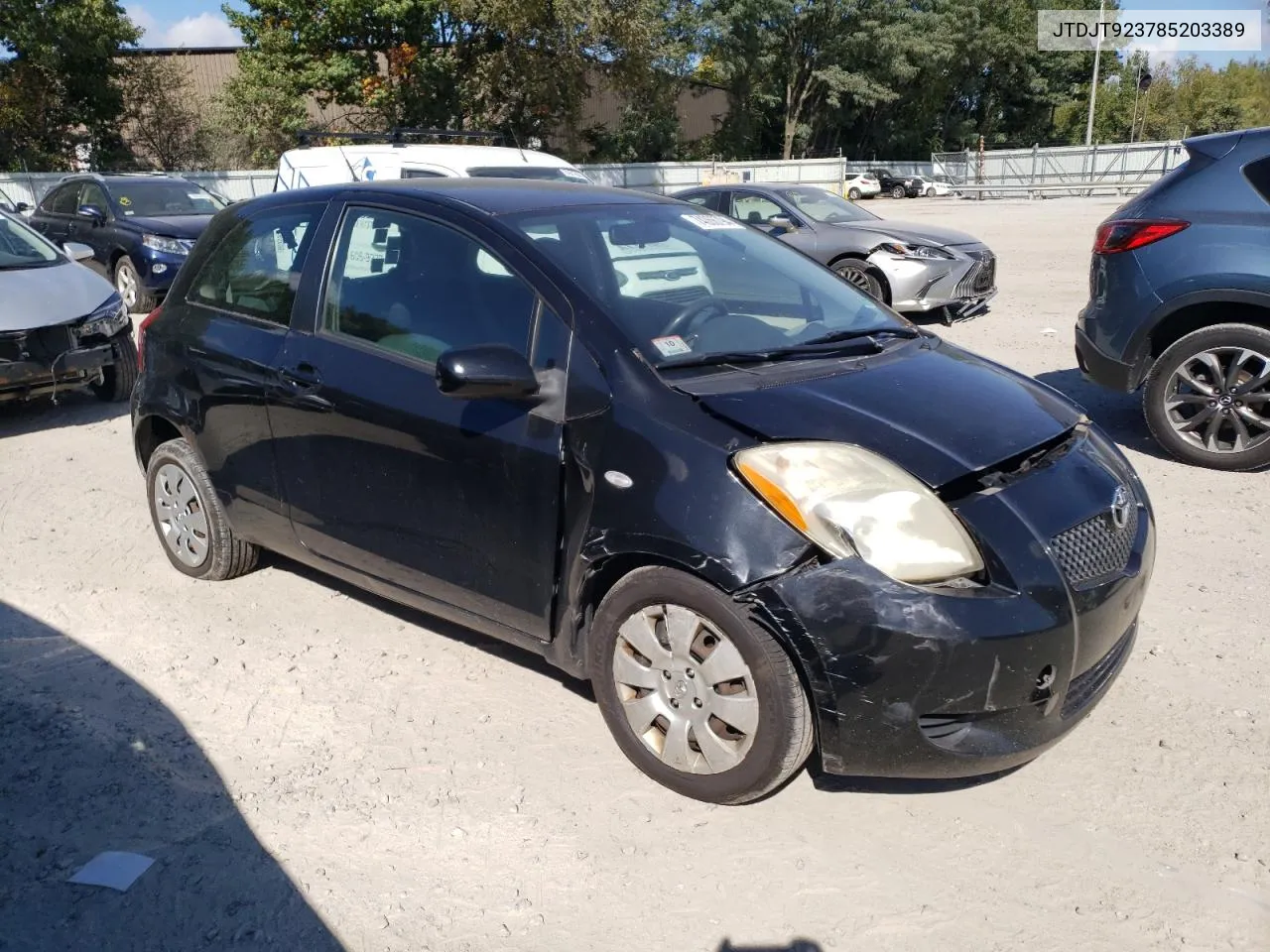 2008 Toyota Yaris VIN: JTDJT923785203389 Lot: 74066794