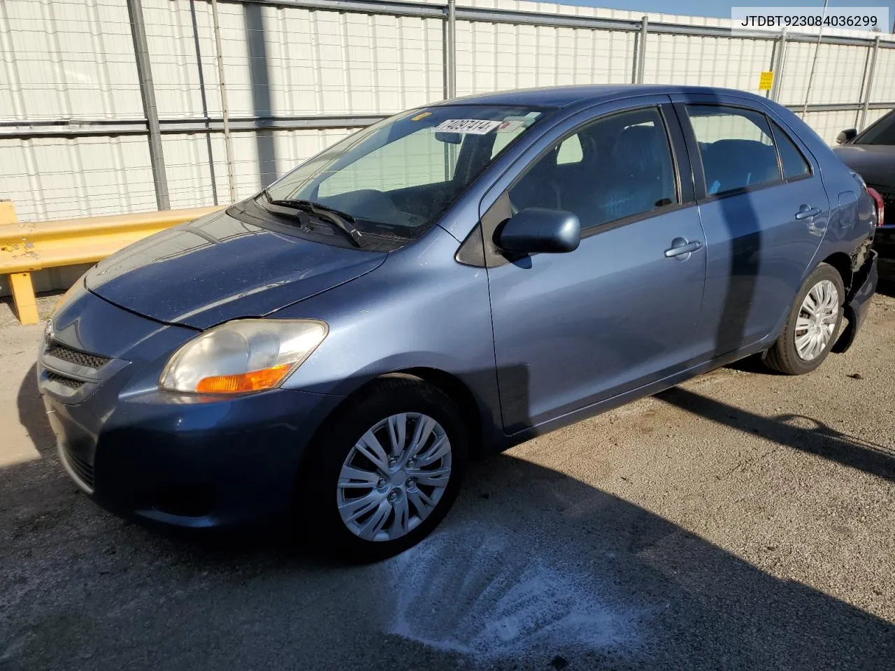 2008 Toyota Yaris VIN: JTDBT923084036299 Lot: 74097414