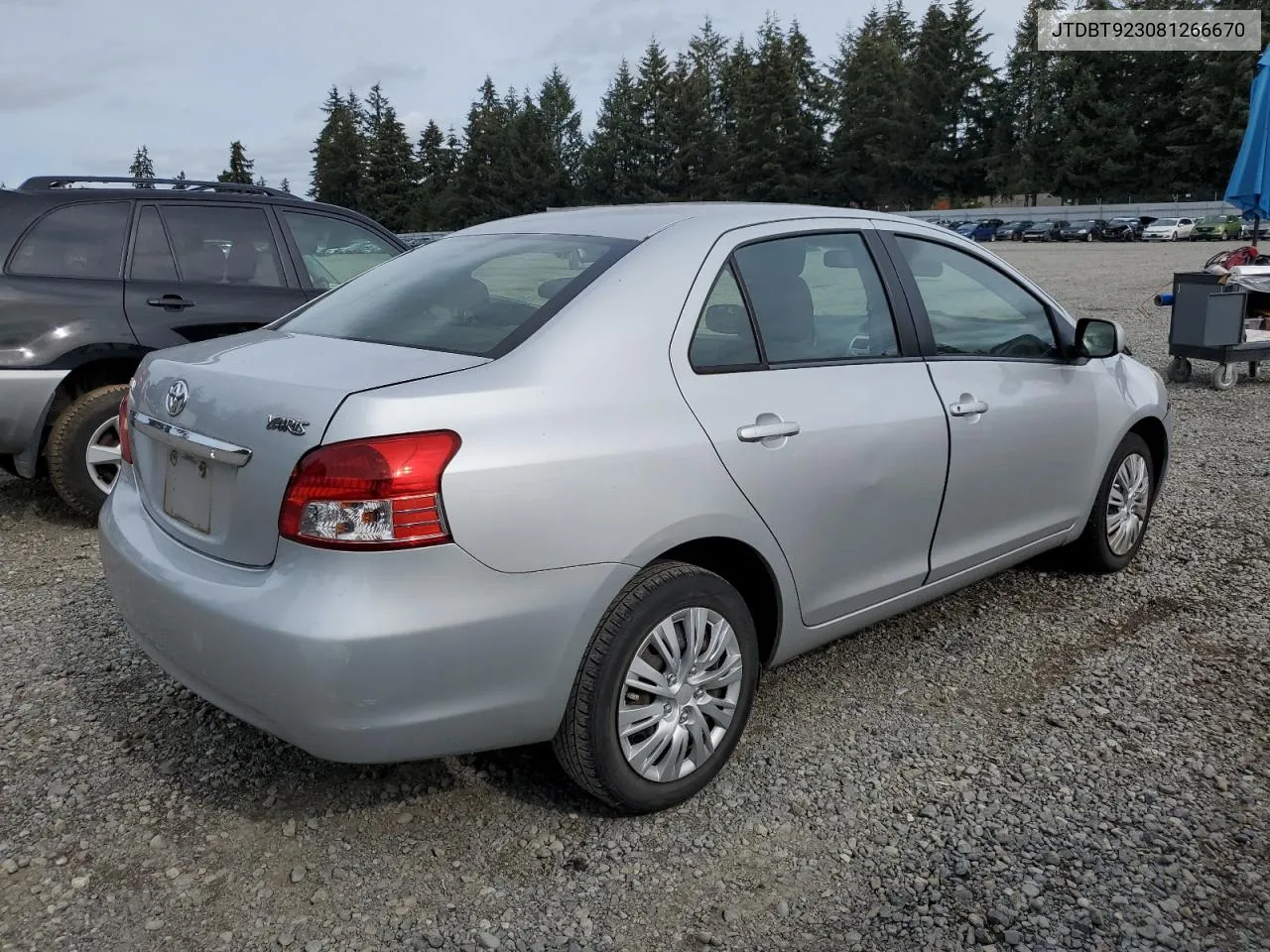 2008 Toyota Yaris VIN: JTDBT923081266670 Lot: 74853414