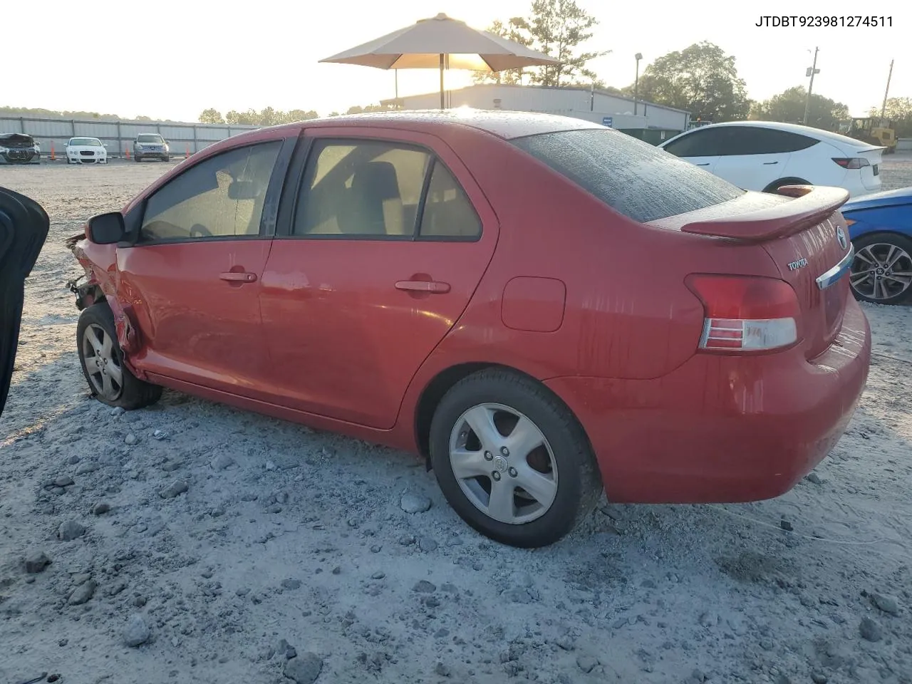 2008 Toyota Yaris VIN: JTDBT923981274511 Lot: 75035124