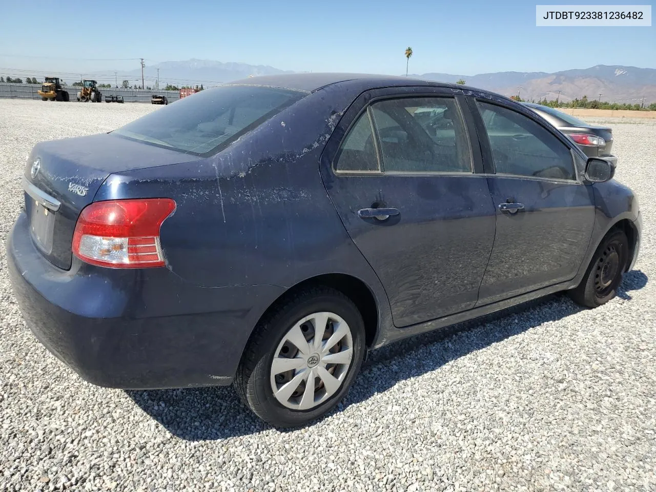 2008 Toyota Yaris VIN: JTDBT923381236482 Lot: 75270384