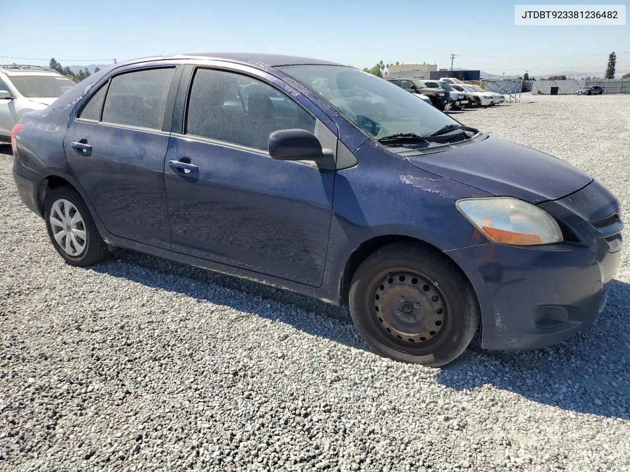 2008 Toyota Yaris VIN: JTDBT923381236482 Lot: 75270384