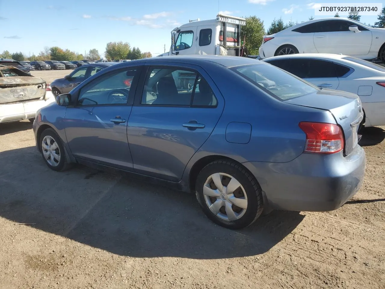 2008 Toyota Yaris VIN: JTDBT923781287340 Lot: 75645004