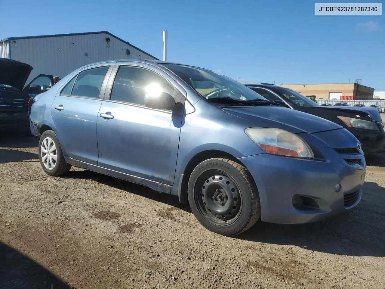 2008 Toyota Yaris VIN: JTDBT923781287340 Lot: 75645004