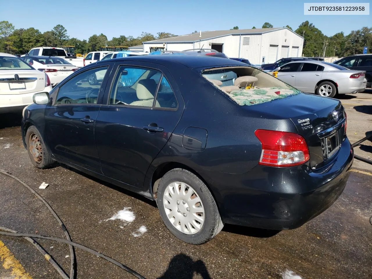 2008 Toyota Yaris VIN: JTDBT923581223958 Lot: 75853514