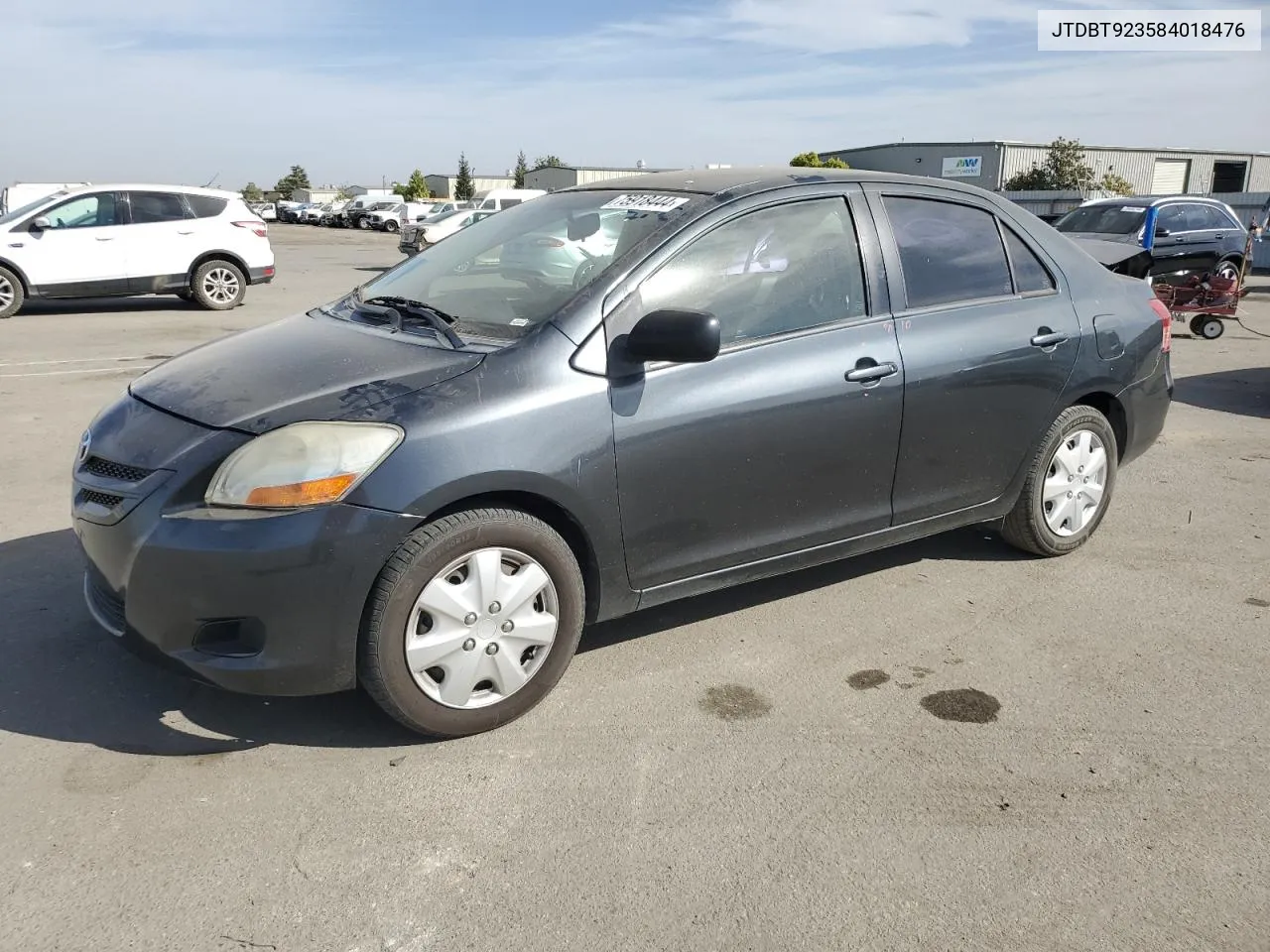 2008 Toyota Yaris VIN: JTDBT923584018476 Lot: 75918444