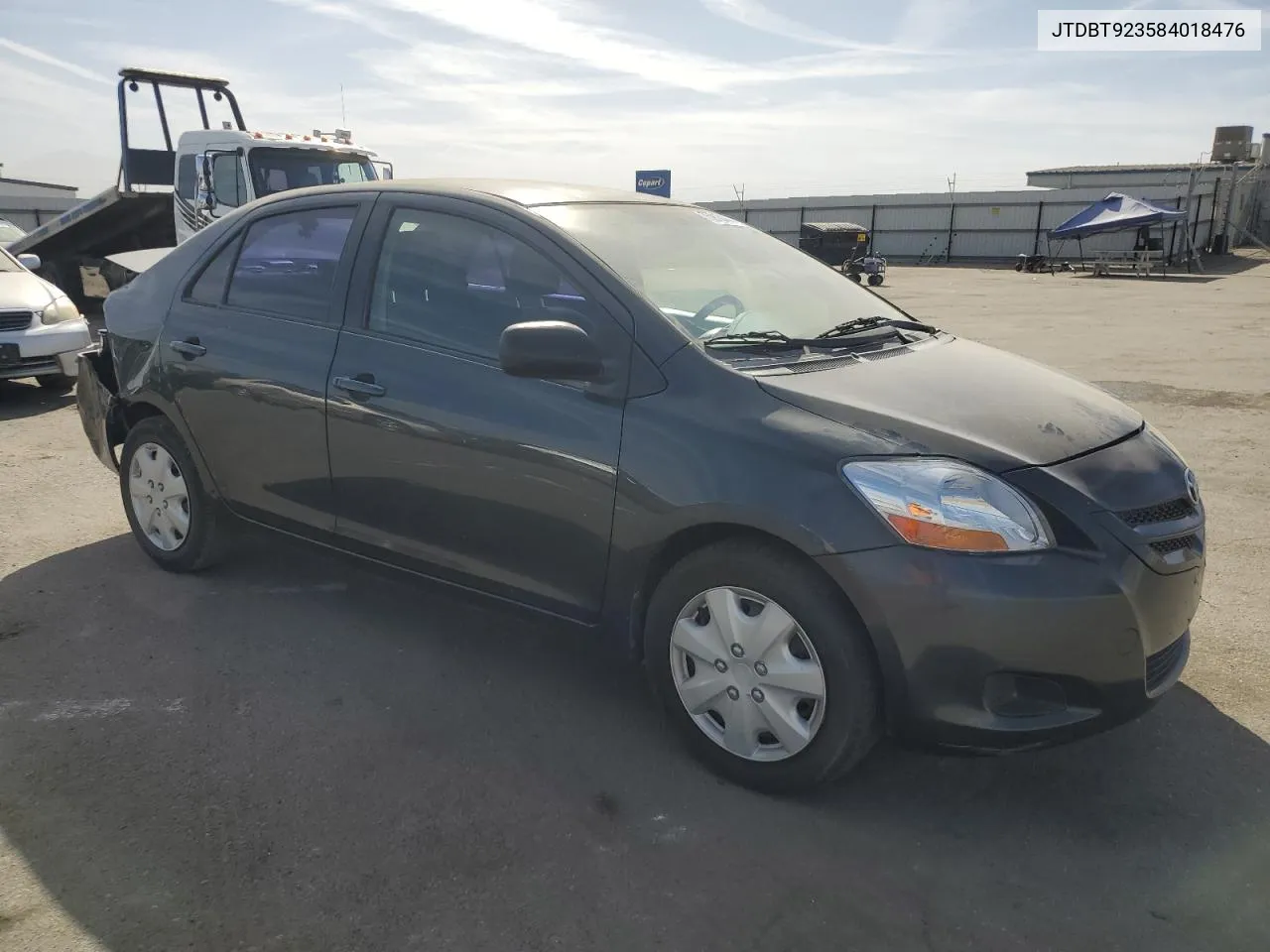 2008 Toyota Yaris VIN: JTDBT923584018476 Lot: 75918444