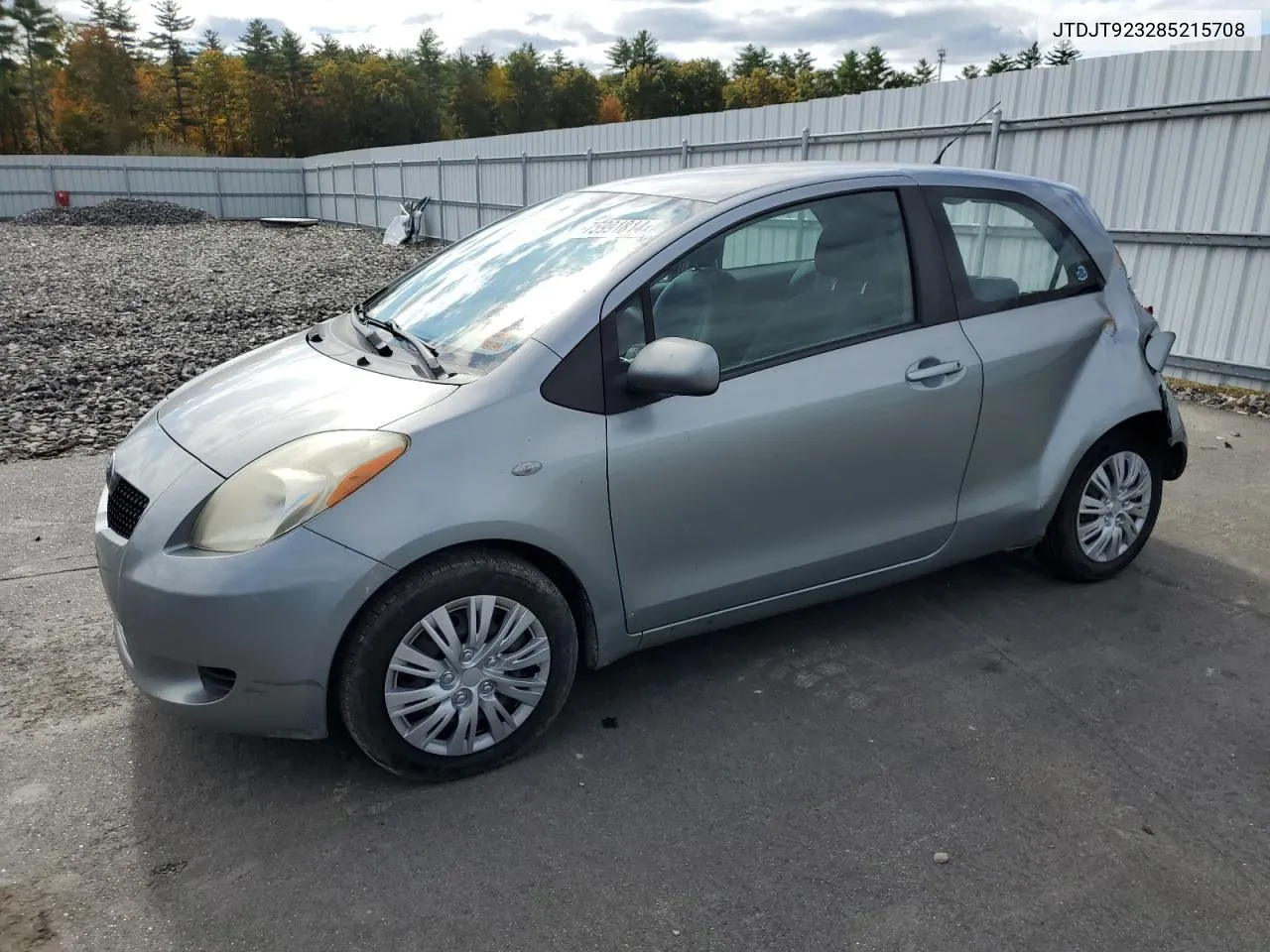 2008 Toyota Yaris VIN: JTDJT923285215708 Lot: 75991814