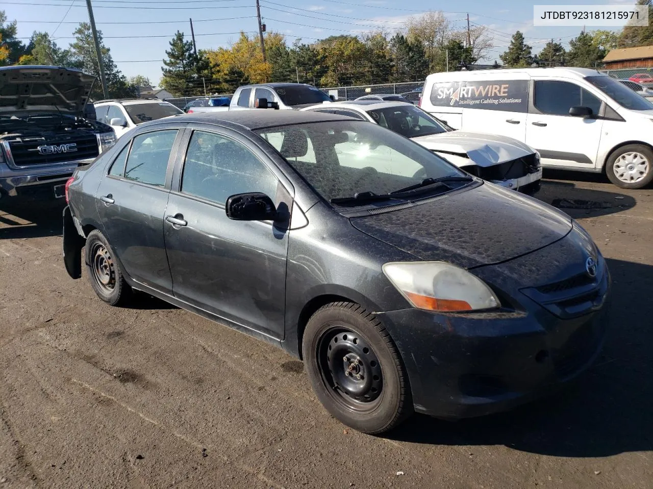 2008 Toyota Yaris VIN: JTDBT923181215971 Lot: 76070014