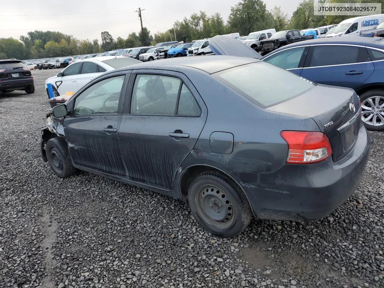 2008 Toyota Yaris VIN: JTDBT923084029577 Lot: 76338484