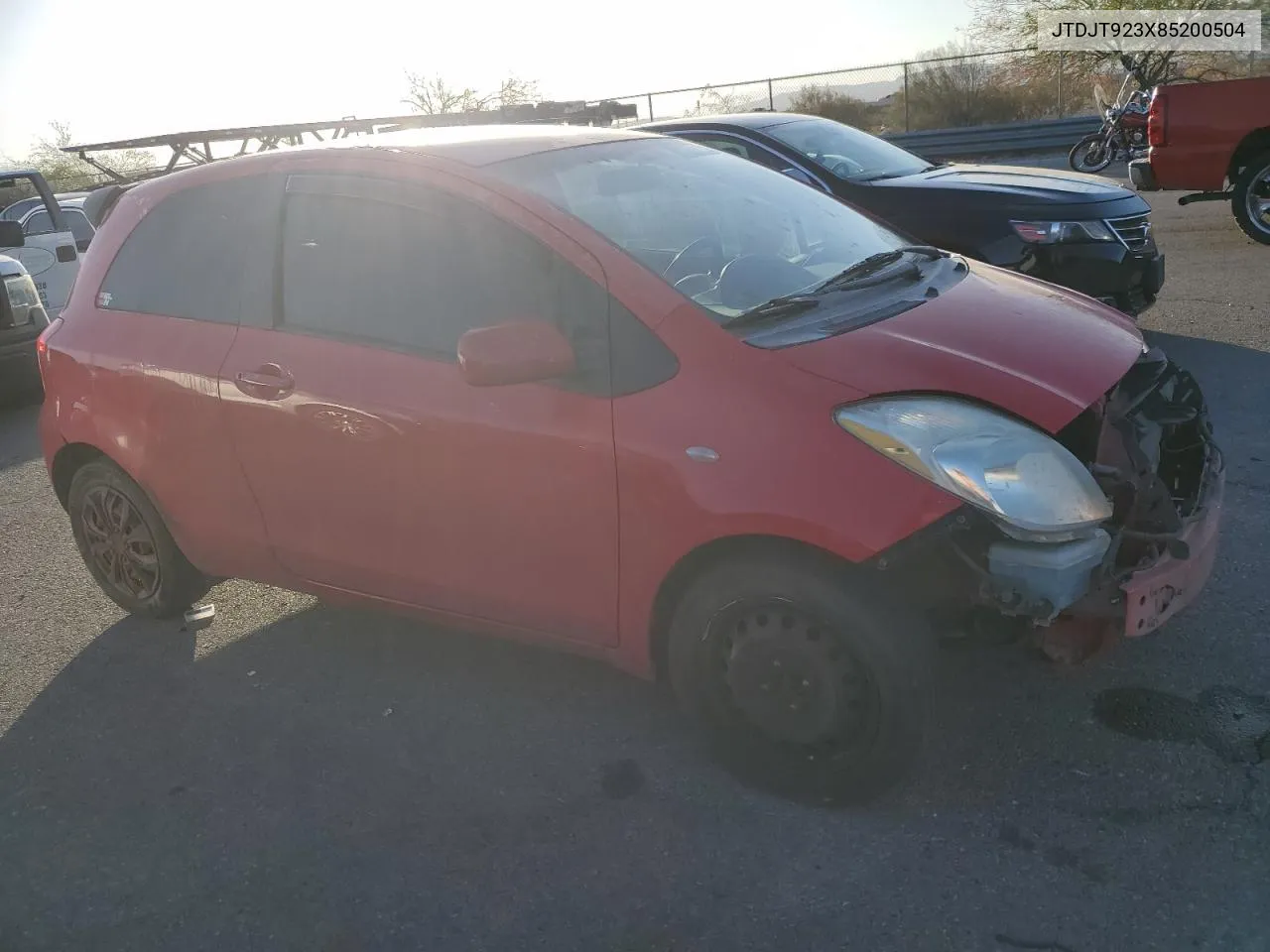 2008 Toyota Yaris VIN: JTDJT923X85200504 Lot: 76409164