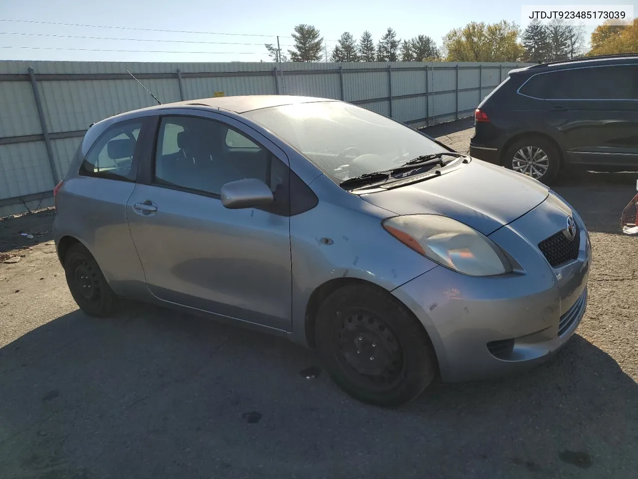 JTDJT923485173039 2008 Toyota Yaris