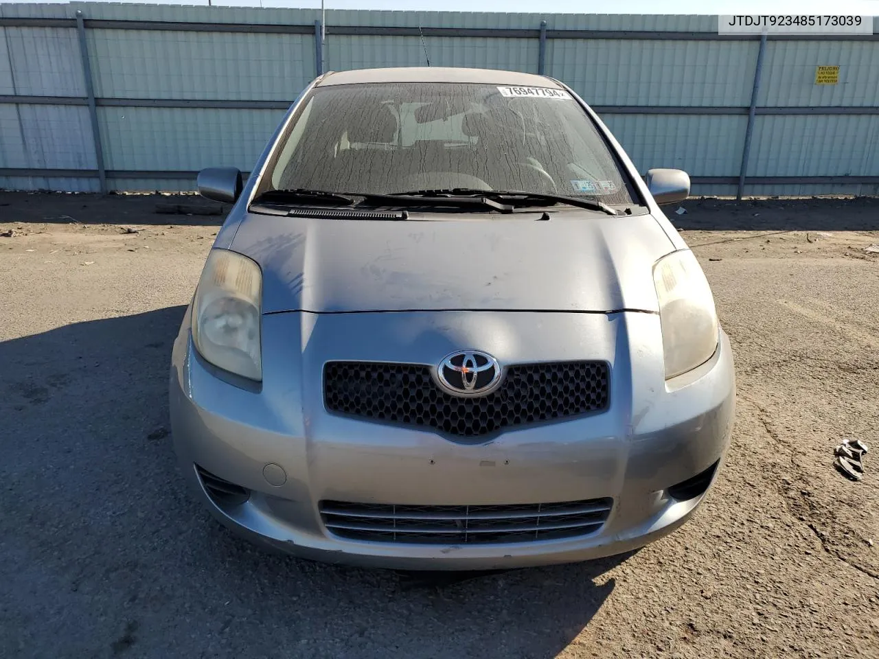 JTDJT923485173039 2008 Toyota Yaris