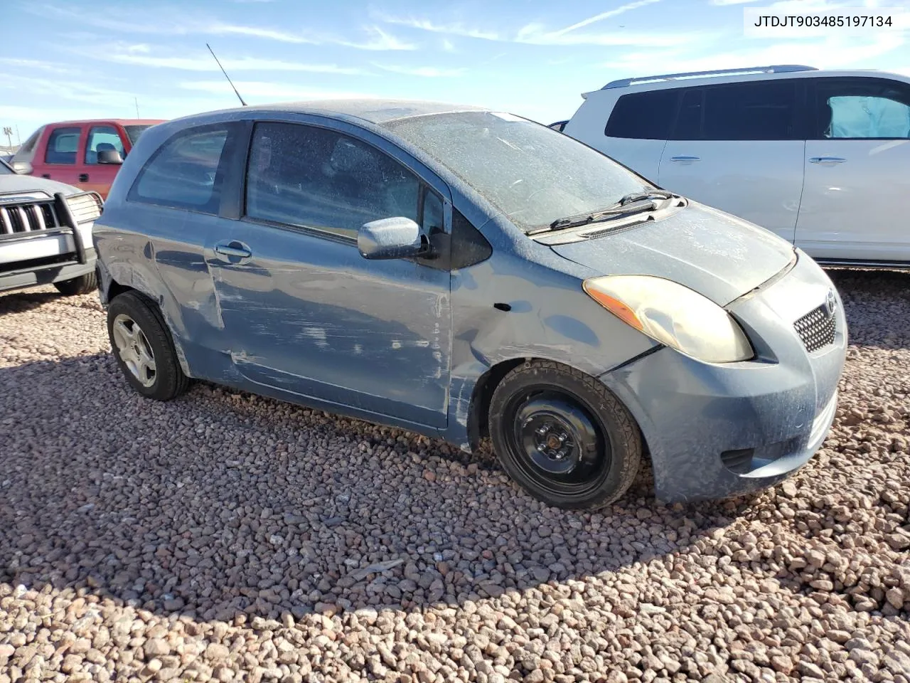 2008 Toyota Yaris VIN: JTDJT903485197134 Lot: 77029834