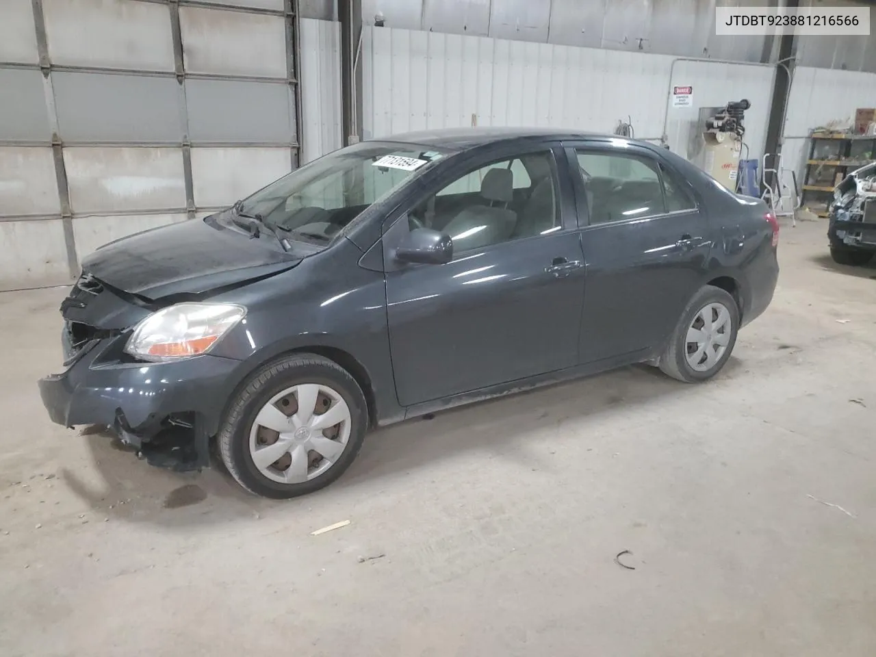 2008 Toyota Yaris VIN: JTDBT923881216566 Lot: 77131594