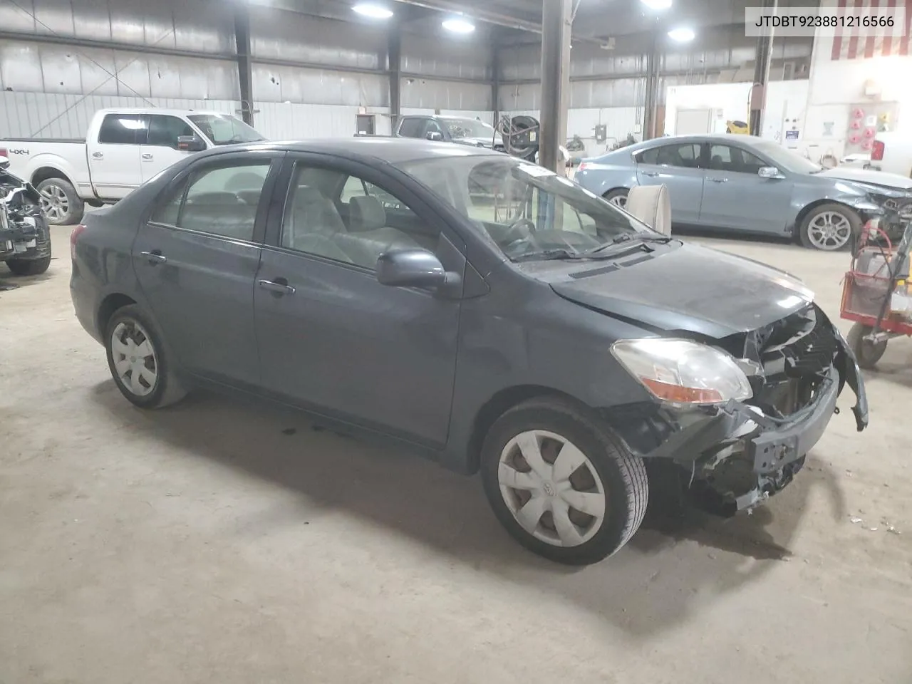 2008 Toyota Yaris VIN: JTDBT923881216566 Lot: 77131594