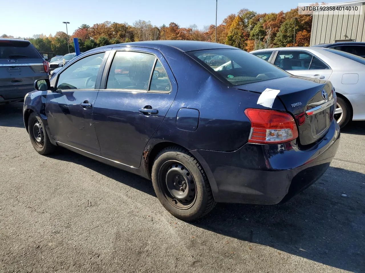 2008 Toyota Yaris VIN: JTDBT923584014010 Lot: 77341764