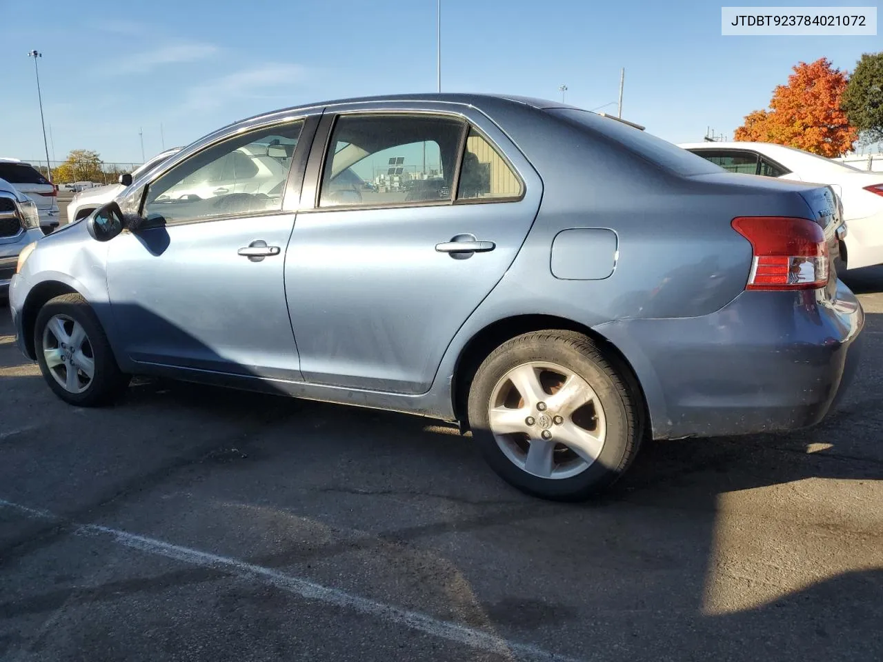 JTDBT923784021072 2008 Toyota Yaris