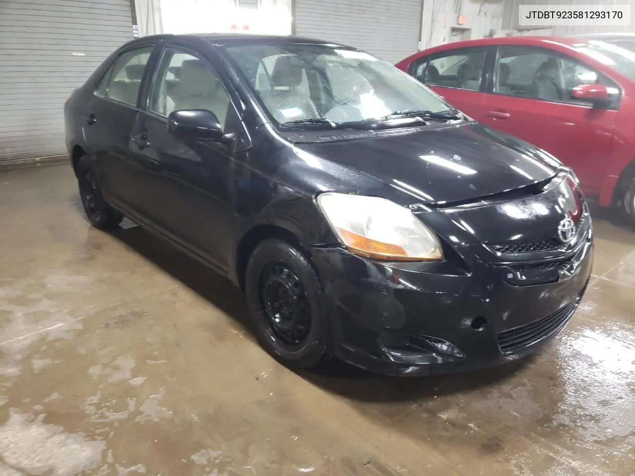 2008 Toyota Yaris VIN: JTDBT923581293170 Lot: 77858354