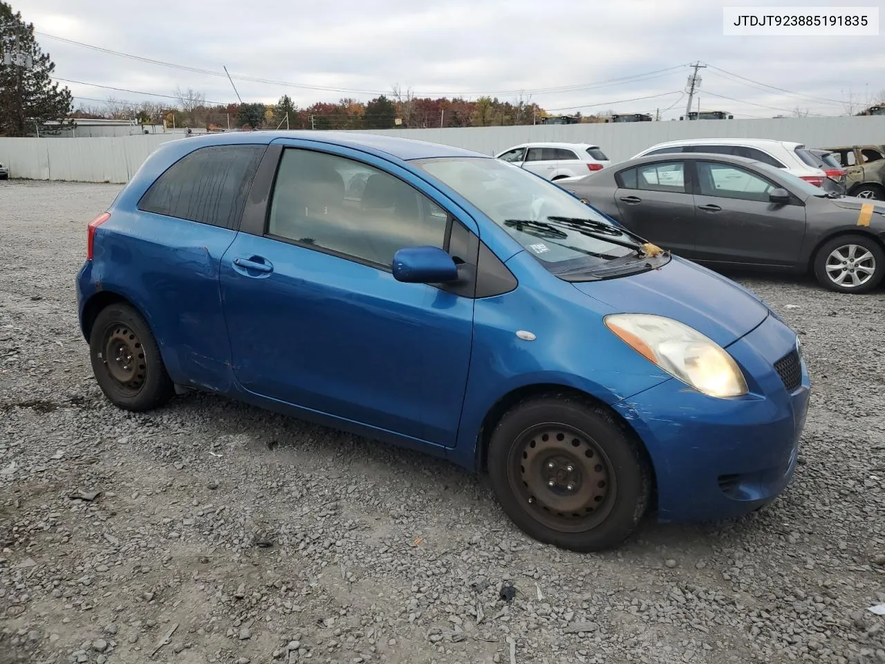 2008 Toyota Yaris VIN: JTDJT923885191835 Lot: 78022744