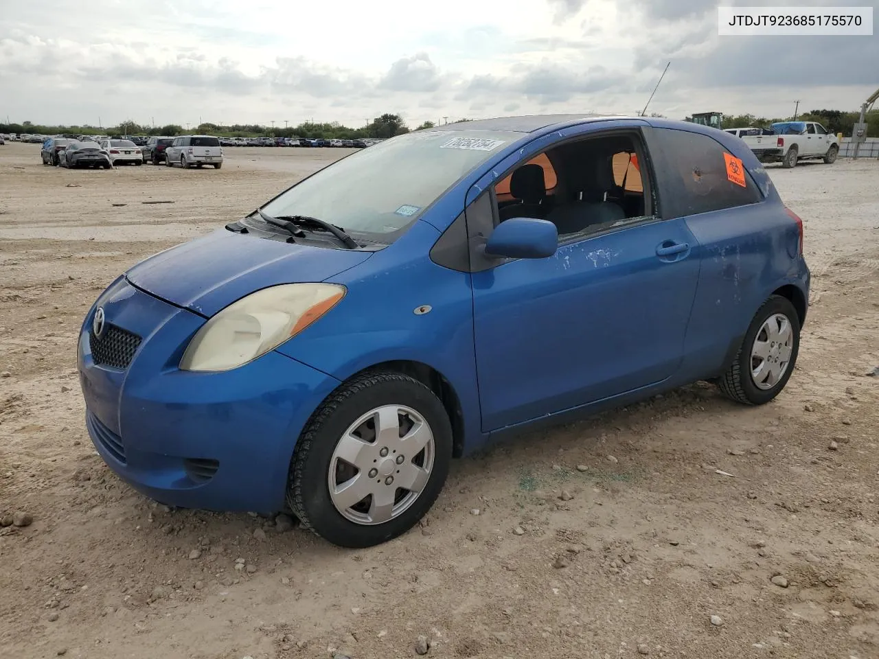 JTDJT923685175570 2008 Toyota Yaris