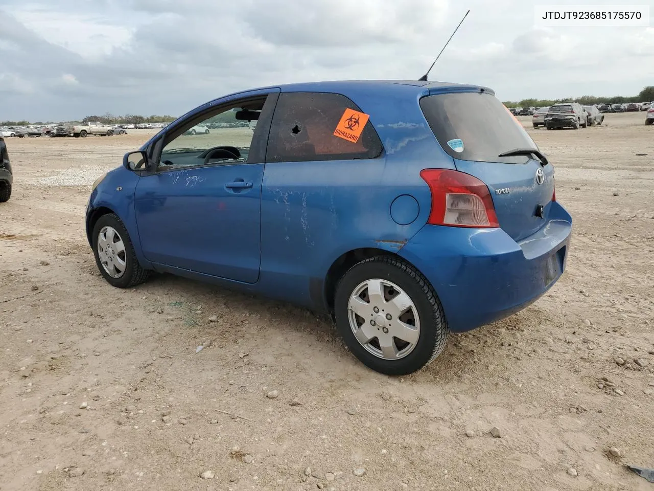 JTDJT923685175570 2008 Toyota Yaris