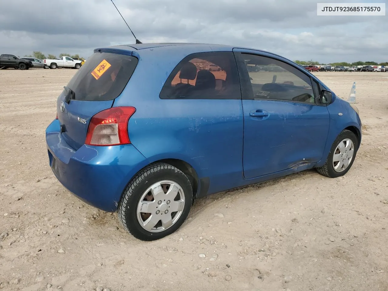 JTDJT923685175570 2008 Toyota Yaris