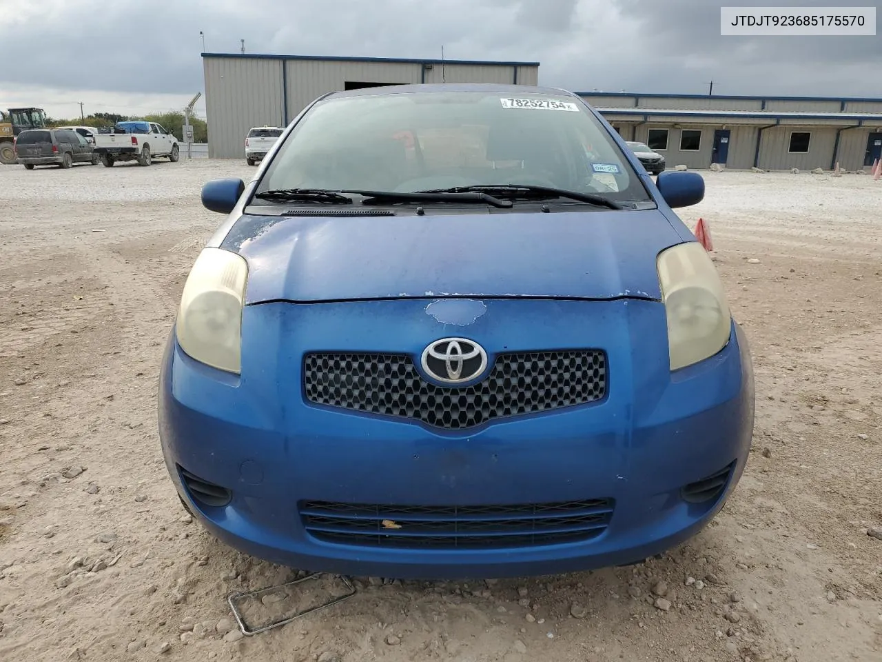 JTDJT923685175570 2008 Toyota Yaris