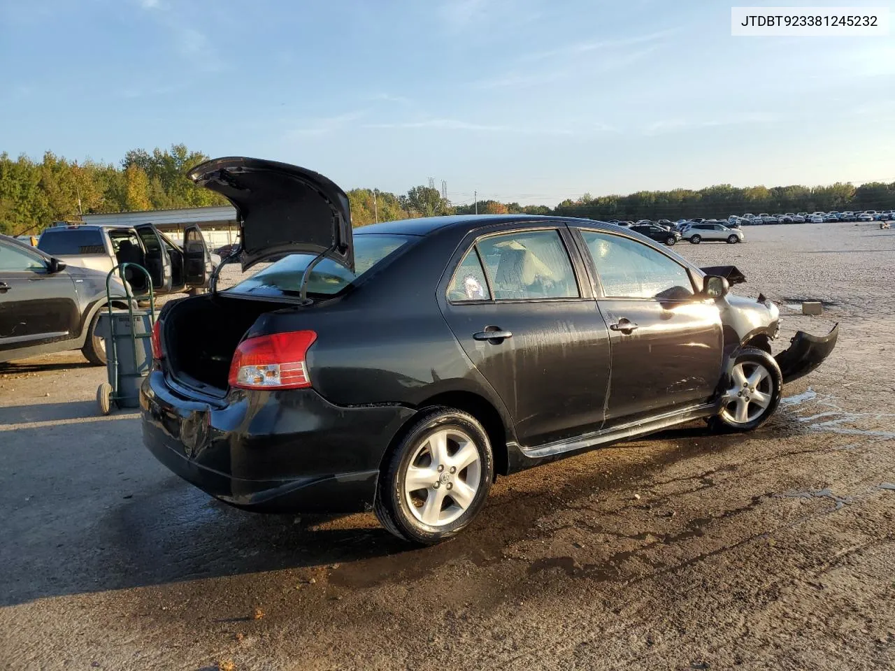 2008 Toyota Yaris VIN: JTDBT923381245232 Lot: 78527524