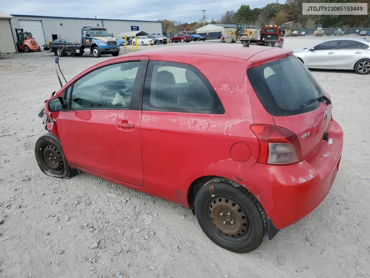 2008 Toyota Yaris VIN: JTDJT923085153449 Lot: 78536214