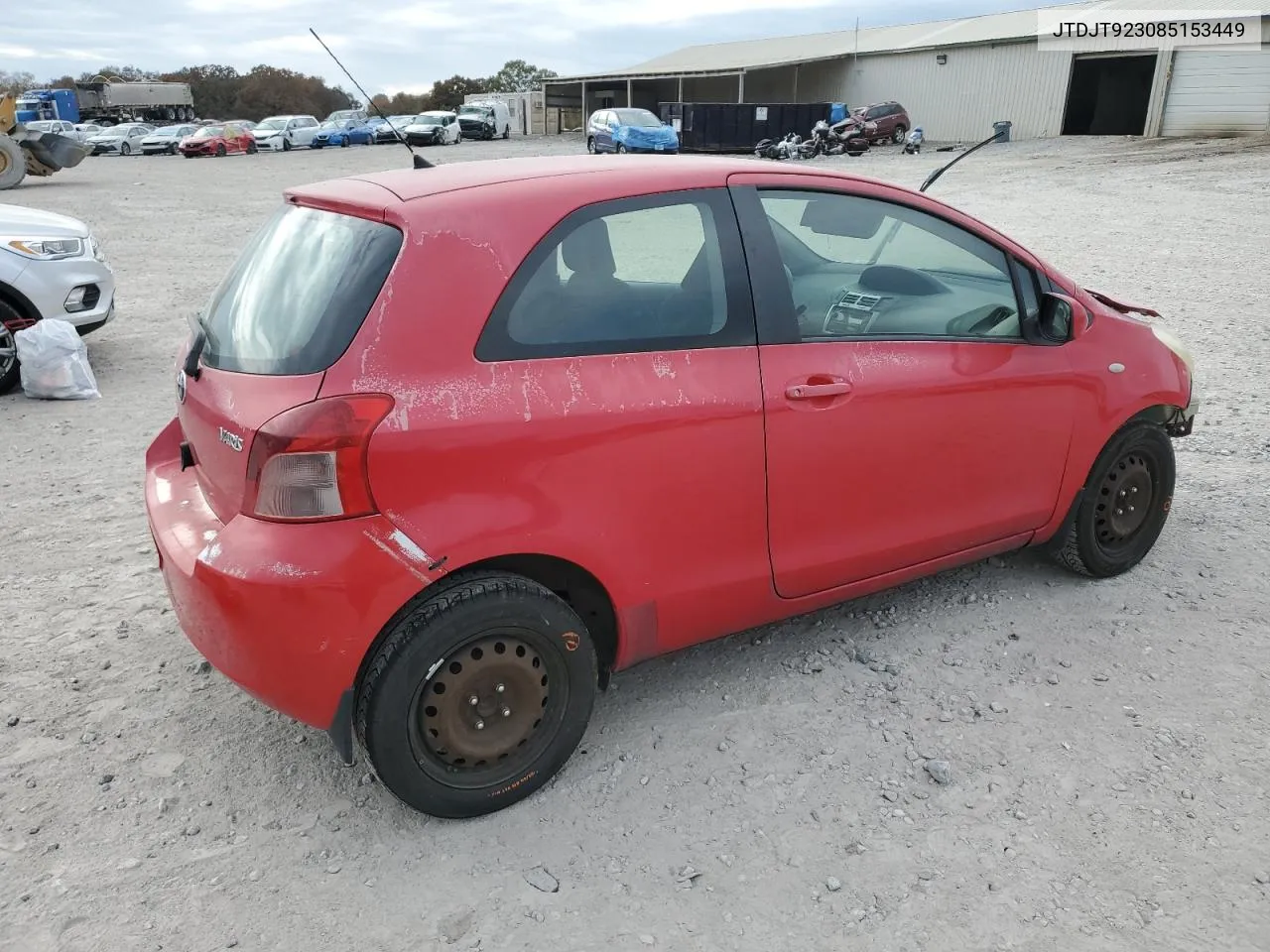 2008 Toyota Yaris VIN: JTDJT923085153449 Lot: 78536214