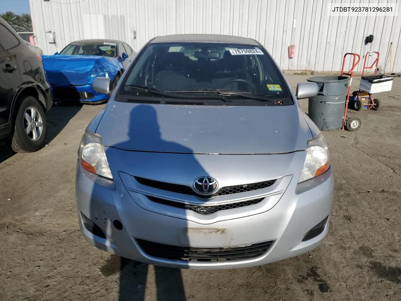 JTDBT923781296281 2008 Toyota Yaris