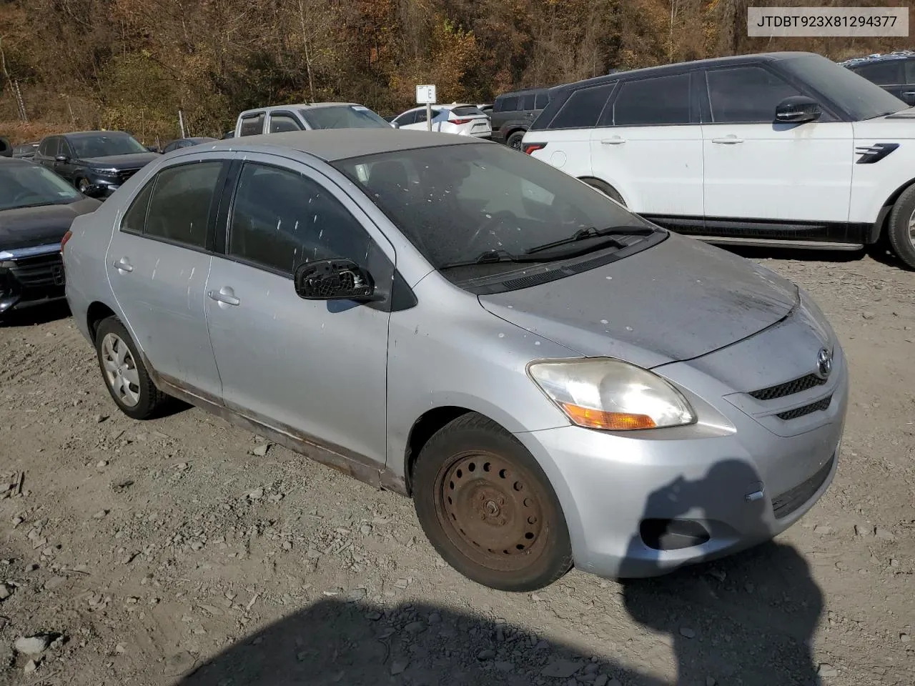 2008 Toyota Yaris VIN: JTDBT923X81294377 Lot: 78773494