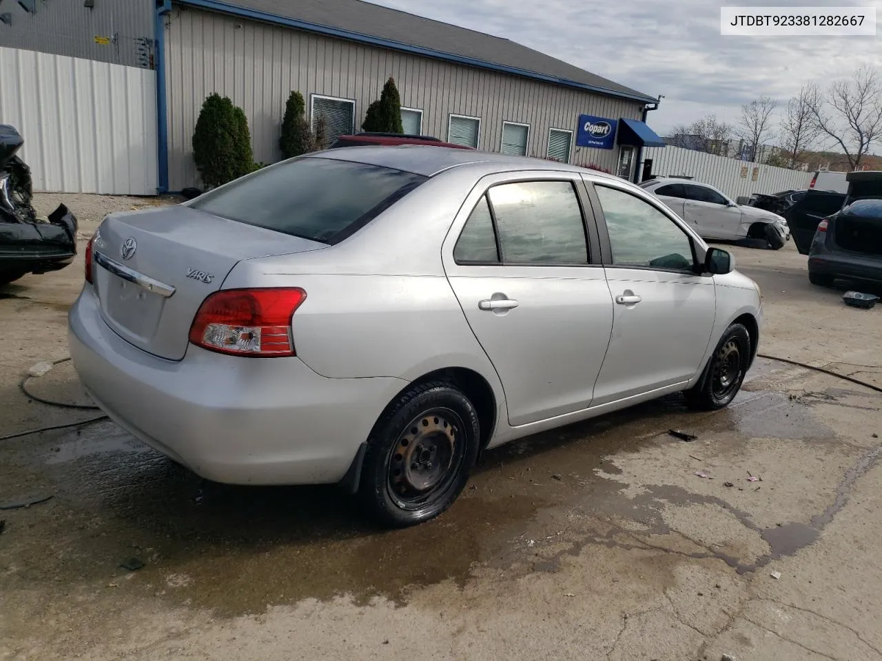 2008 Toyota Yaris VIN: JTDBT923381282667 Lot: 78853104