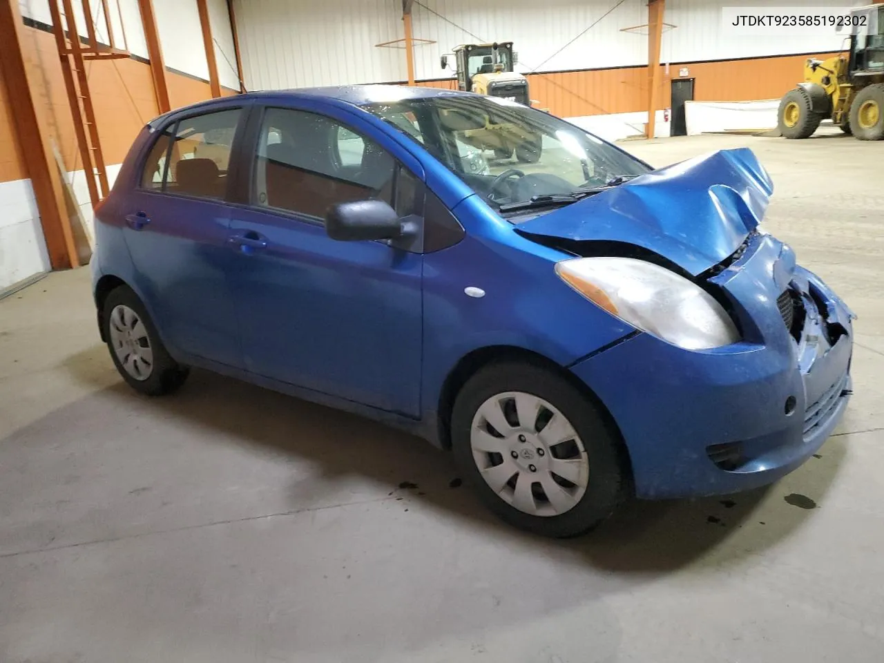 2008 Toyota Yaris VIN: JTDKT923585192302 Lot: 79275094