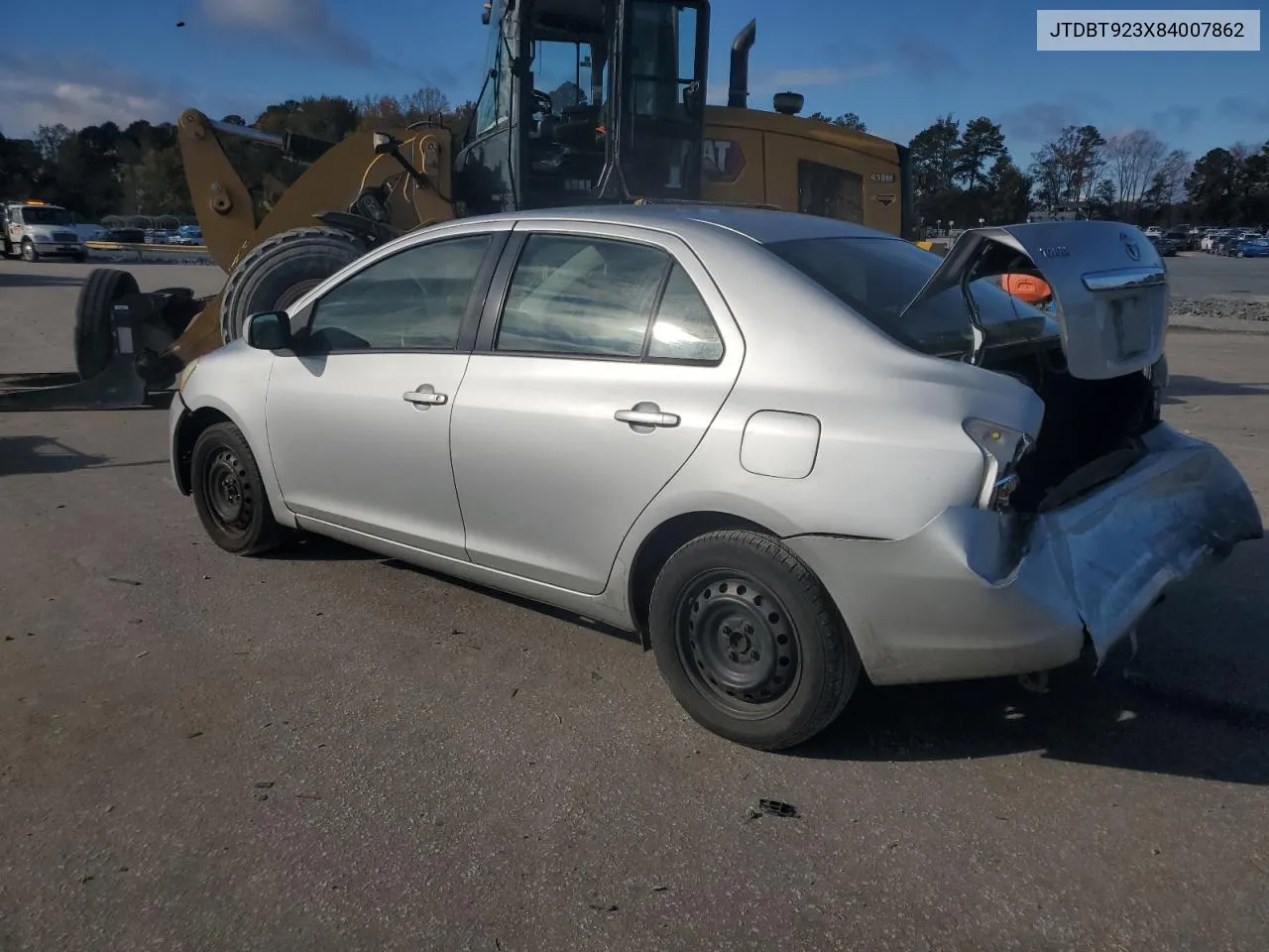 2008 Toyota Yaris VIN: JTDBT923X84007862 Lot: 79288544