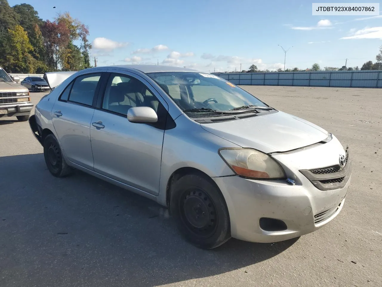 2008 Toyota Yaris VIN: JTDBT923X84007862 Lot: 79288544