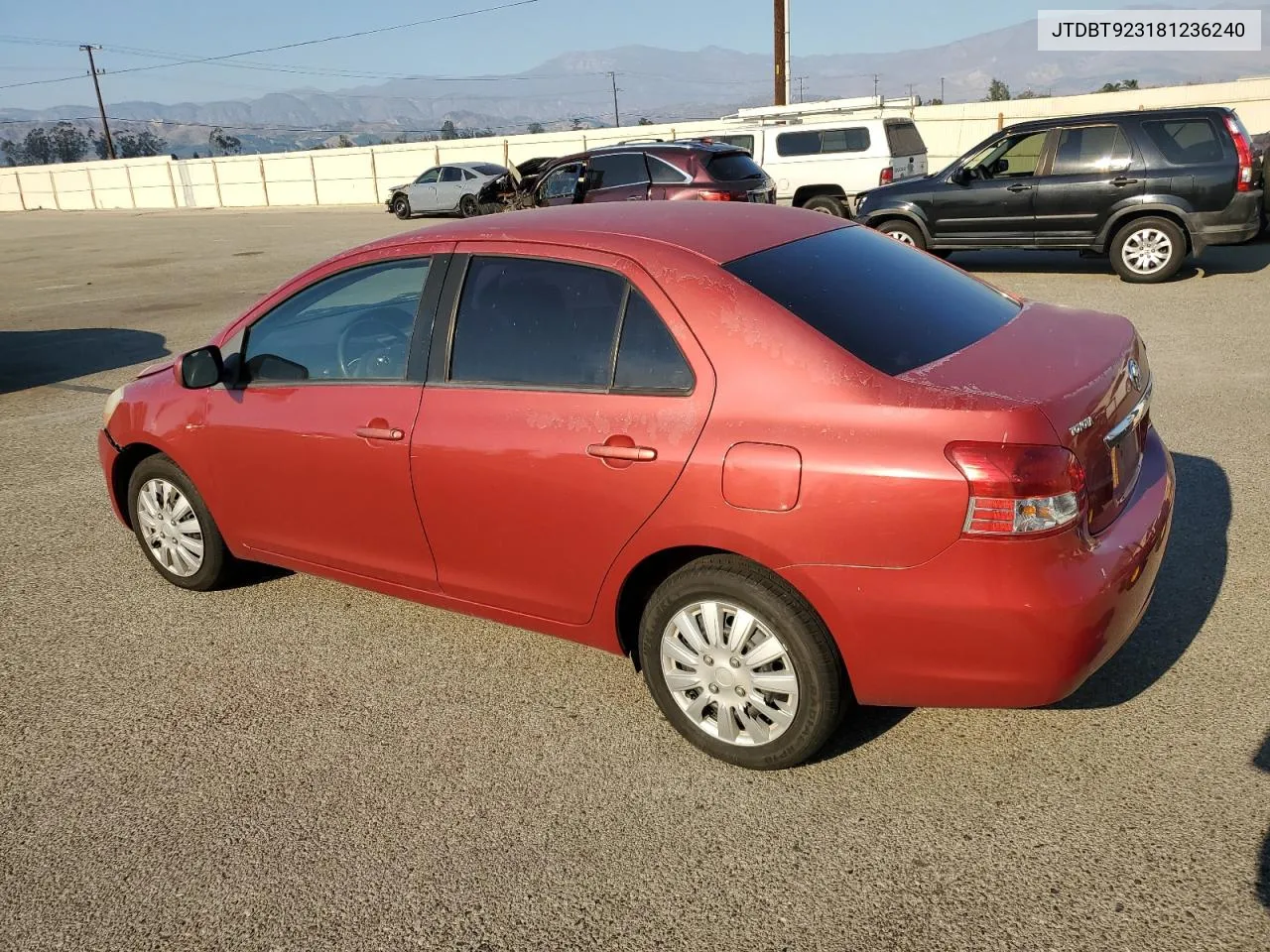 2008 Toyota Yaris VIN: JTDBT923181236240 Lot: 79295444