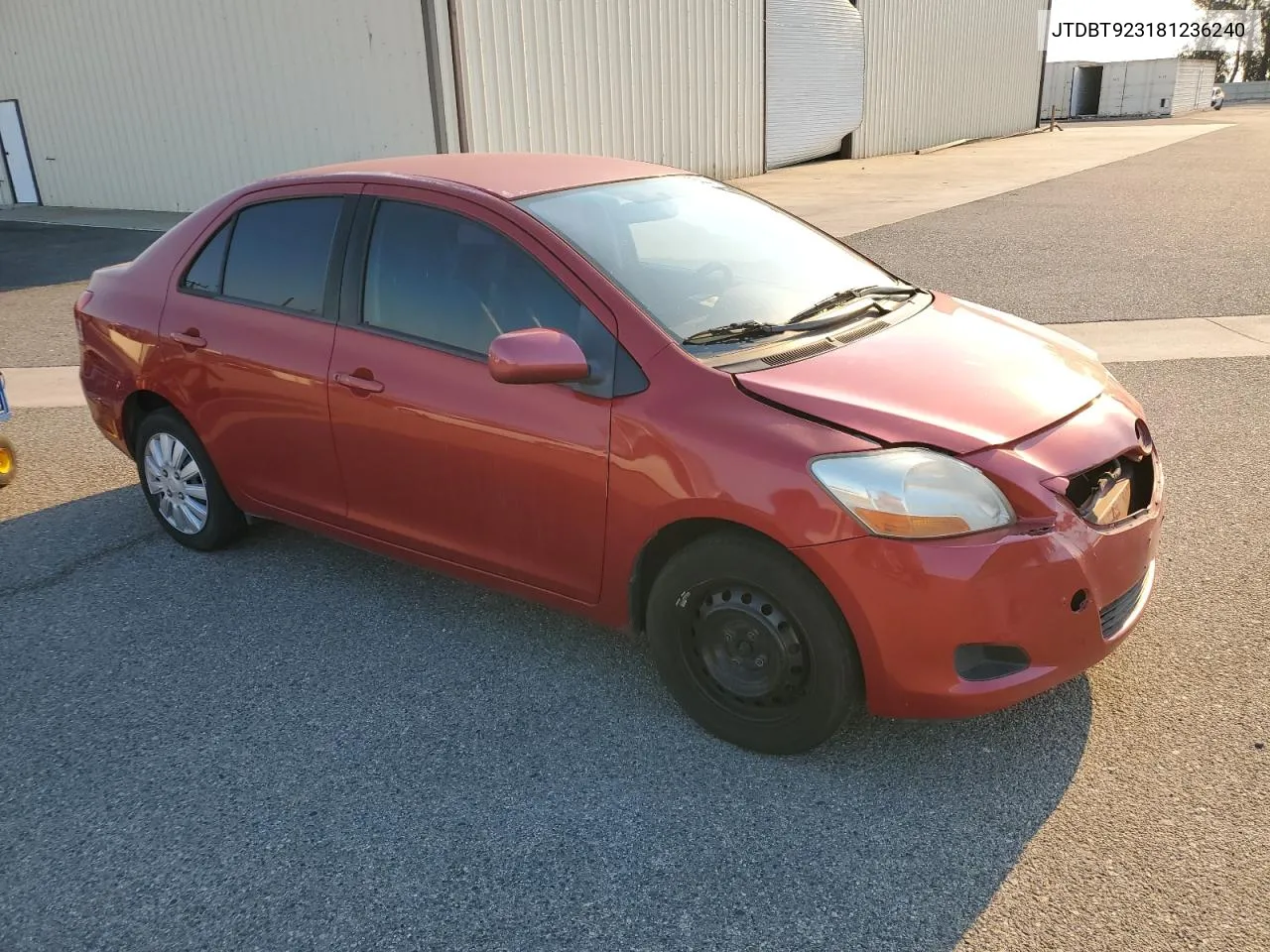 2008 Toyota Yaris VIN: JTDBT923181236240 Lot: 79295444