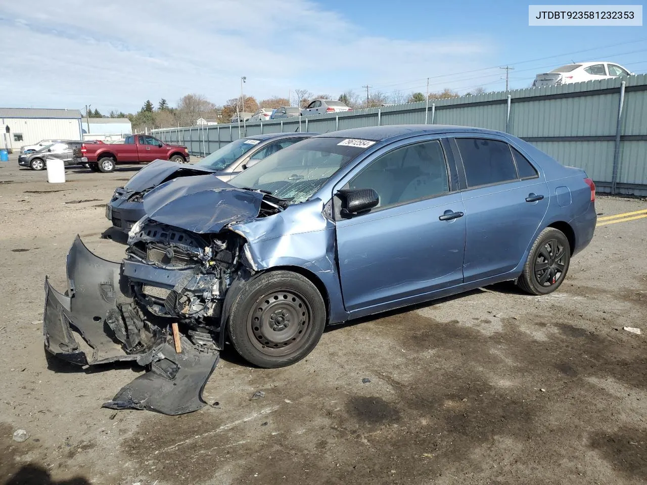 2008 Toyota Yaris VIN: JTDBT923581232353 Lot: 79612554