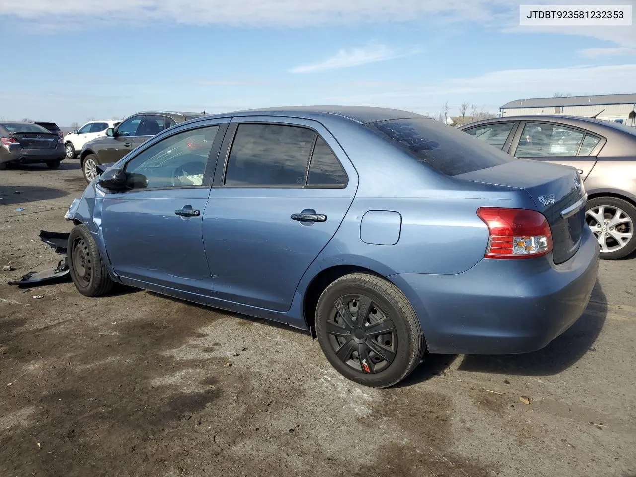 2008 Toyota Yaris VIN: JTDBT923581232353 Lot: 79612554