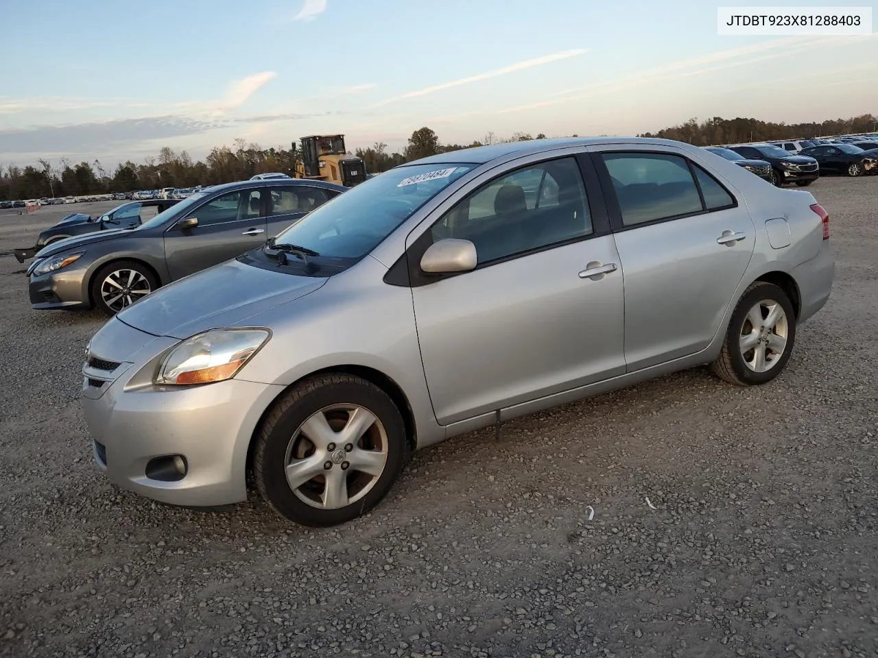 2008 Toyota Yaris VIN: JTDBT923X81288403 Lot: 79870484