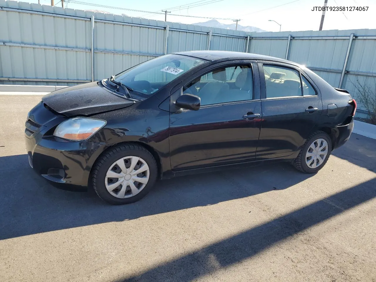 2008 Toyota Yaris VIN: JTDBT923581274067 Lot: 79877914