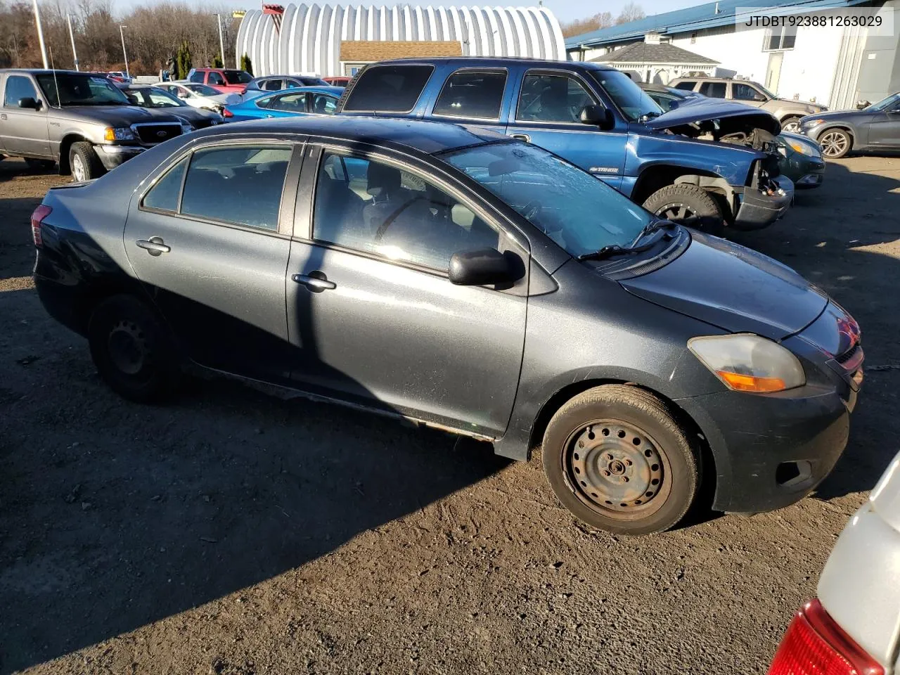 2008 Toyota Yaris VIN: JTDBT923881263029 Lot: 80738084