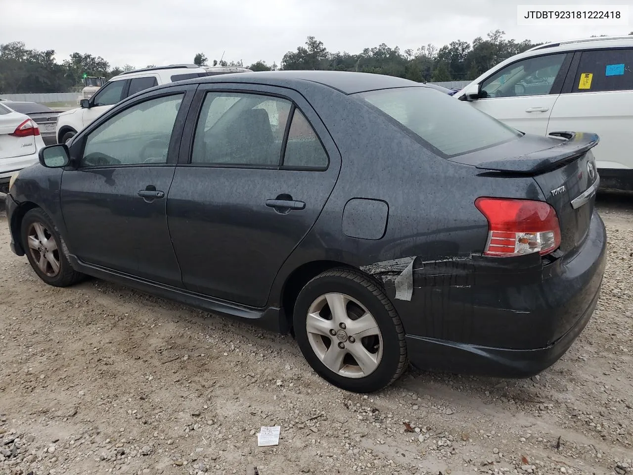 2008 Toyota Yaris VIN: JTDBT923181222418 Lot: 81747854