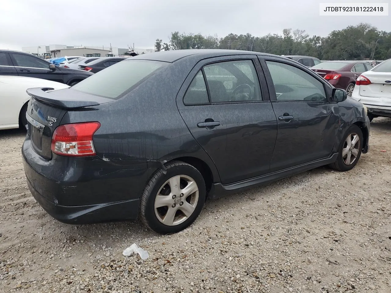 2008 Toyota Yaris VIN: JTDBT923181222418 Lot: 81747854