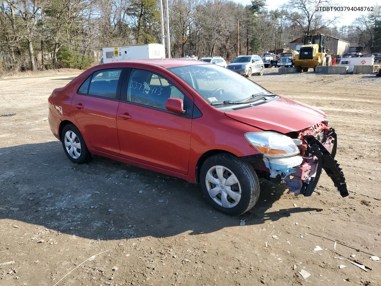 2009 Toyota Yaris VIN: JTDBT903794048762 Lot: 43022464