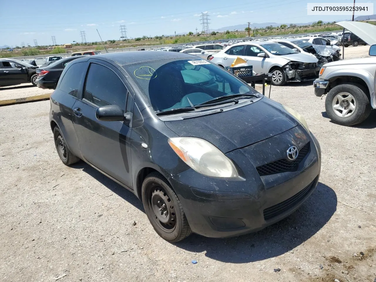 2009 Toyota Yaris VIN: JTDJT903595253941 Lot: 46709094